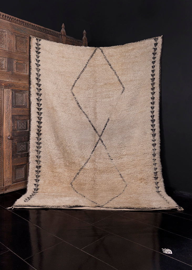 Mid Century Beni Ourain - 6'5 x 9'