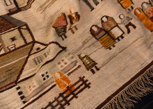Mid Century Polish Tapestry - 4' x 5'1