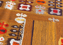 Mid Century Polish Kilim - 5'1 x 6'5