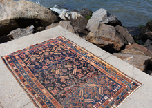Antique Bidjar Rug - 3'9 x 5'10