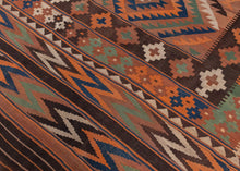 Antique Maimana Kilim  - 7'7 x 9'3