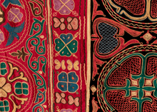 Vintage Suzani Fragment - 4' x 6'6