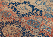Antique Caucasian Soumak - 7'8 x 9'