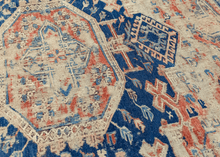 Antique Caucasian Soumak - 7'8 x 9'