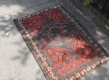 Antique Malayer Rug - 3'1 x 4'2