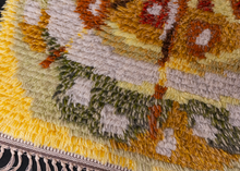 Mid Century Rya Rug - 2'7 x 4'4
