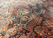 Antique Dabir Kashan - 4'3 x 6'5