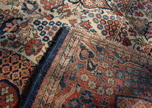 Antique Dabir Kashan - 4'3 x 6'5