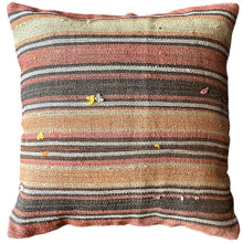 Square Vintage Kilim Rug Pillow - 15" x 15"