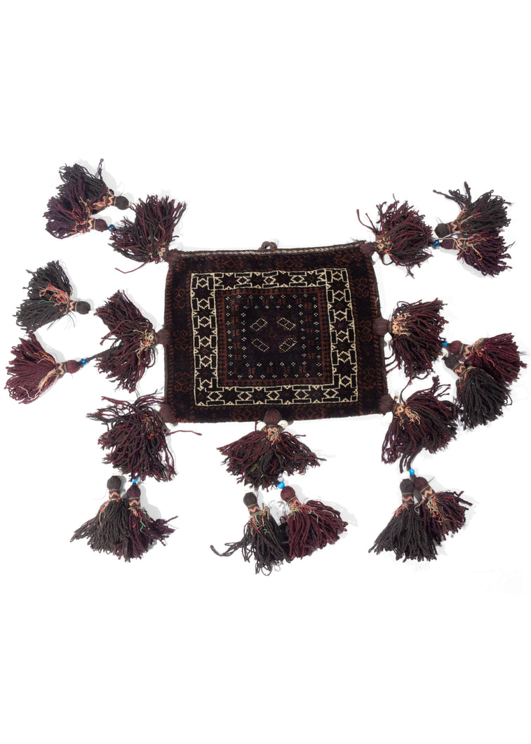 Baluch Chanteh with Tassels - 1' x 1'3
