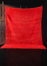 VintageRedMoroccanBeniOurainRugLowshagsoftcolor
