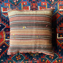 Square Vintage Kilim Rug Pillow - 15" x 15"