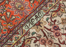 Mid Century Tabriz Rug - 7'10 x 11'